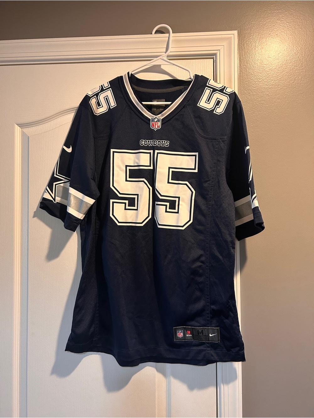 Dallas Cowboys #55 Navy Nike Game Jersey